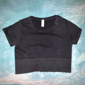 Offline by aerie cropped fitted shirt